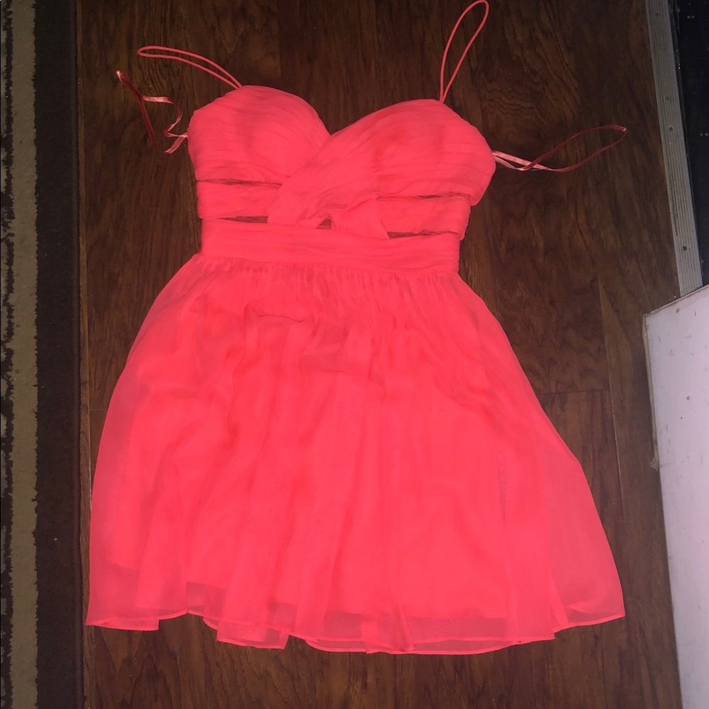 ORANGE 7/8 HAILEY LOGAN DRESS